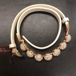 Henri Bendel Pave Wrap Bracelet